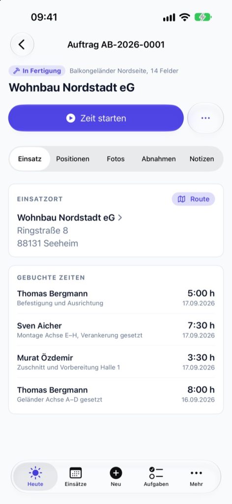 buro – Phone Auftrag