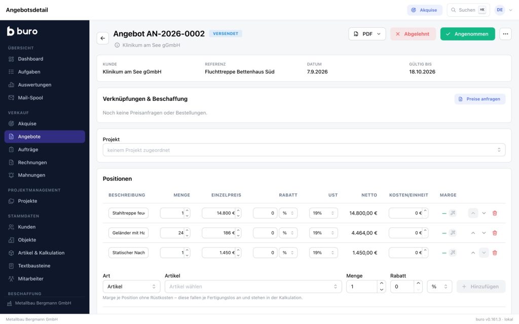 buro – Web Angebot